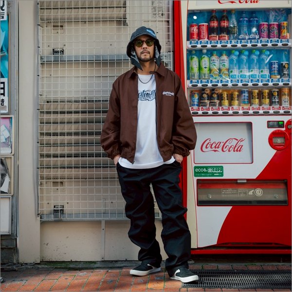 画像11: 【送料無料】CAPTAIN STREET CRN Logo JKT BROWN キャプテンストリート (11)