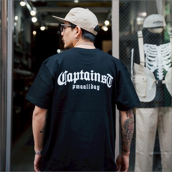 画像7: CAPTAIN STREET CRN Logo Tシャツ BLACK キャプテンストリート (7)