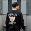 画像9: CAPTAIN STREET Butterfly L/S Tシャツ BLACK キャプテンストリート (9)