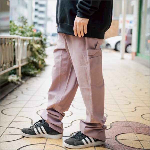 画像5: 【送料無料】COOKMAN クックマン Carpenter's パンツ Canvas Grayish Pink (5)