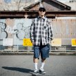 画像7: 【送料無料】KustomStyle カスタムスタイル ROOTED IN THE STREETS L/Sチェックシャツ WHITE (7)