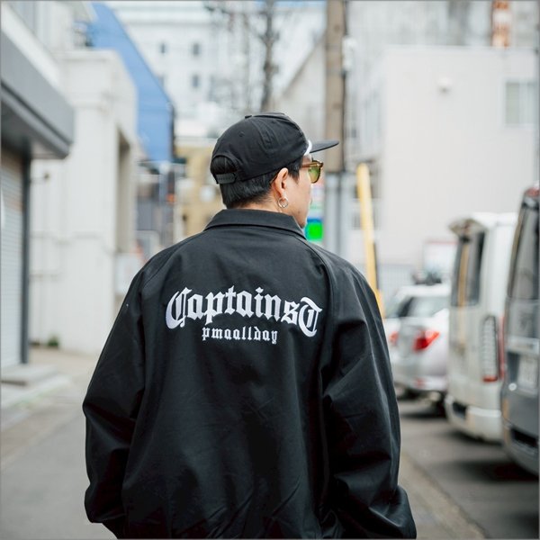 画像12: 【送料無料】CAPTAIN STREET CRN Logo JKT BLACK キャプテンストリート (12)