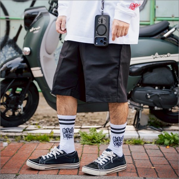 画像4: CAPTAIN STREET Tag SOCKS WHITE キャプテンストリート (4)