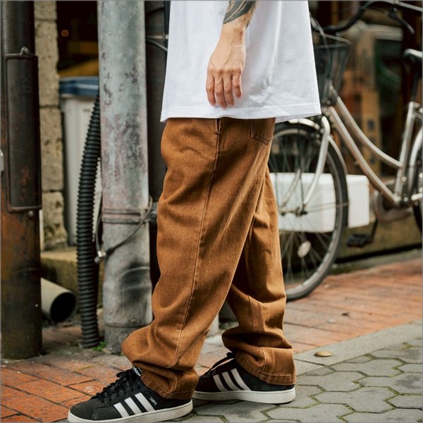 画像7: 【送料無料】COOKMAN クックマン Semiwide Chef パンツ DENIM BROWN (7)