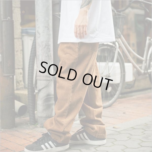 画像6: 【送料無料】COOKMAN クックマン Semiwide Chef パンツ DENIM BROWN (6)