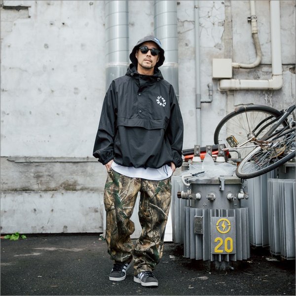 画像15: 【送料無料】CAPTAIN STREET Circle Logo Anorak JKT BLACK キャプテンストリート (15)