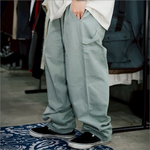 画像6: 【送料無料】COOKMAN クックマン Carpenter's パンツ Canvas Still Water (6)