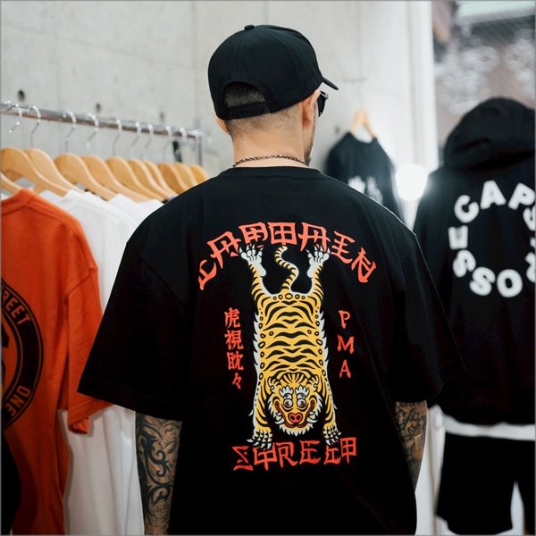 画像16: CAPTAIN STREET Tiger Tシャツ BLACK キャプテンストリート (16)