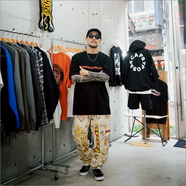 画像15: CAPTAIN STREET Tiger Tシャツ BLACK キャプテンストリート (15)