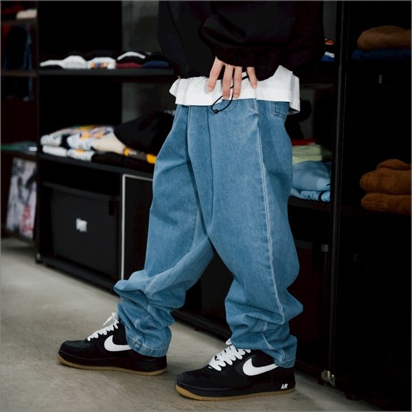画像13: 【送料無料】COOKMAN クックマン Chef パンツ DENIM L.BLUE (13)