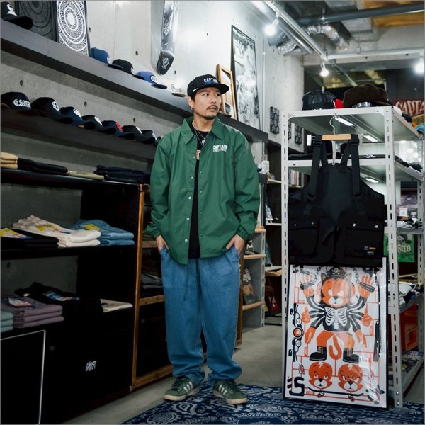 画像9: 【送料無料】CAPTAIN STREET Dirt コーチJKT GREEN キャプテンストリート (9)