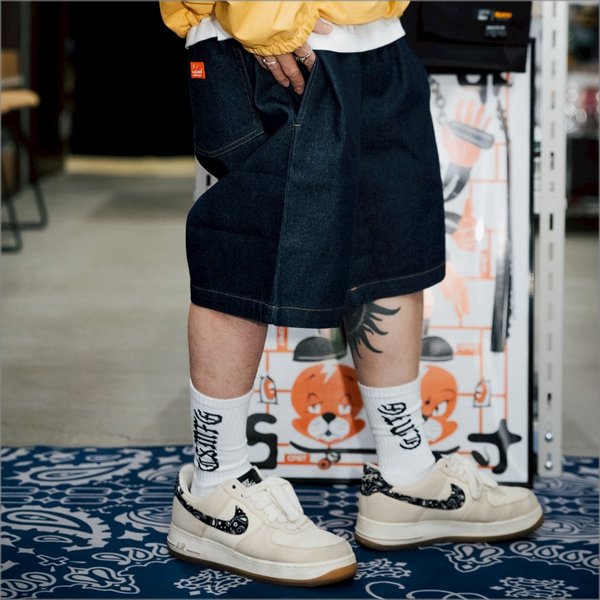画像6: COOKMAN クックマン Chef ショーツ DENIM NAVY (6)