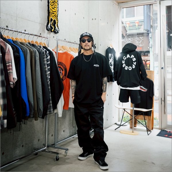 画像9: CAPTAIN STREET CRN Logo Tシャツ BLACK キャプテンストリート (9)