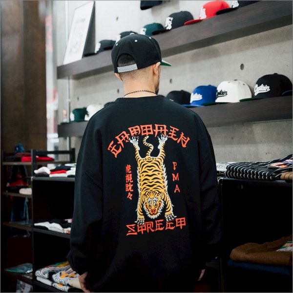 画像16: 【送料無料】CAPTAIN STREET Tiger クルーネックスウェット BLACK キャプテンストリート (16)