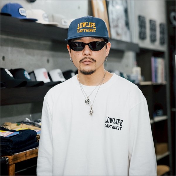 画像11: CAPTAIN STREET LOW LIFE キャップ NAVY キャプテンストリート (11)