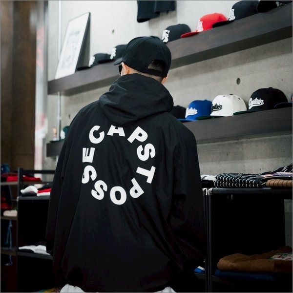 画像17: 【送料無料】CAPTAIN STREET Circle Logo Anorak JKT BLACK キャプテンストリート (17)