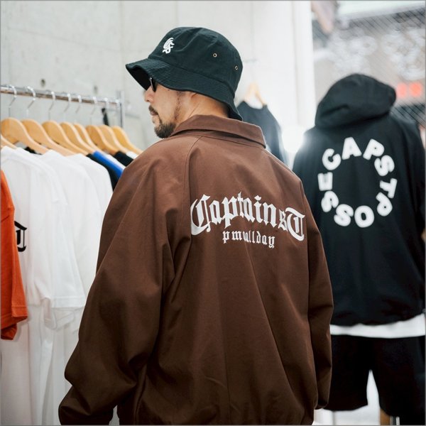 画像14: 【送料無料】CAPTAIN STREET CRN Logo JKT BROWN キャプテンストリート (14)