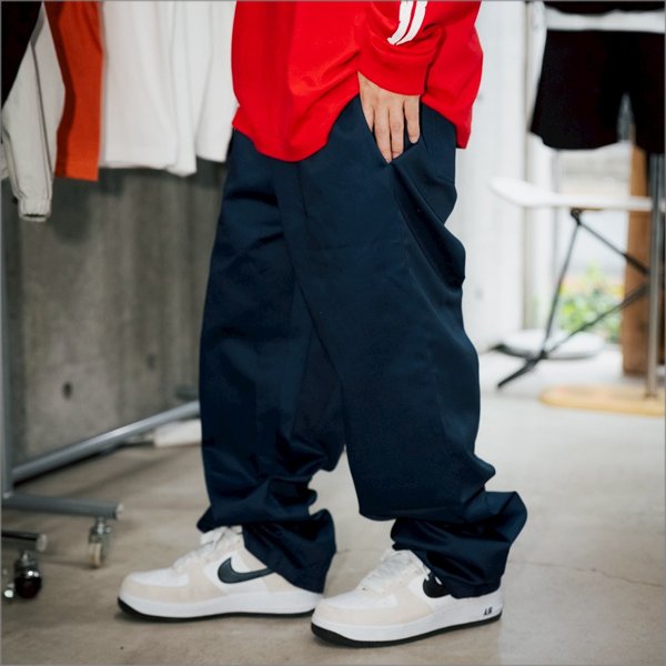画像6: 【送料無料】COOKMAN クックマン Semiwide Chef パンツ NAVY (6)
