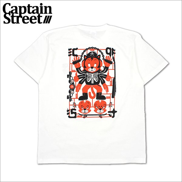 画像1: CAPTAIN STREET MG CATKUN Tシャツ WHITE キャプテンストリート (1)