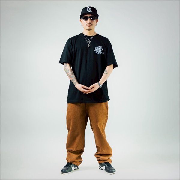 画像13: KustomStyle カスタムスタイル LA-BANDANA スナップバックCAP BLACK (13)