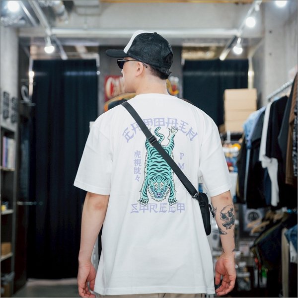 画像16: CAPTAIN STREET Tiger Tシャツ WHITE キャプテンストリート (16)