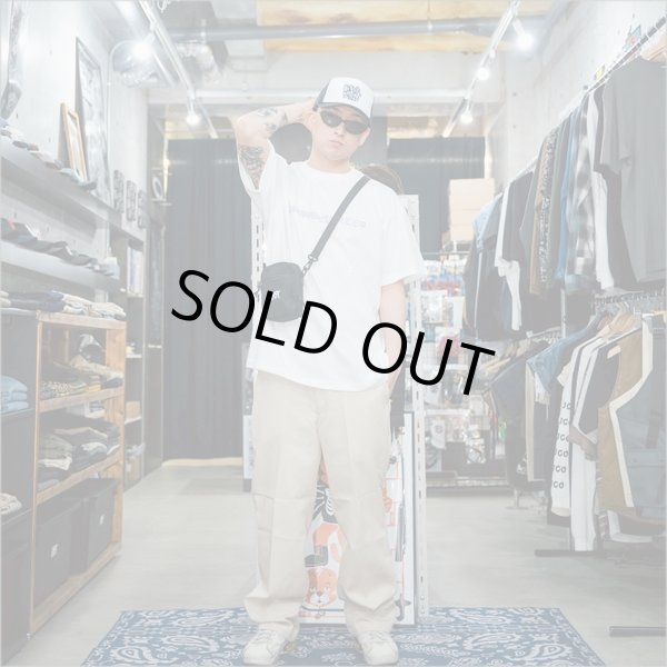 画像15: CAPTAIN STREET Tag メッシュキャップ BLACK/WHITE(黒刺繍) キャプテンストリート (15)