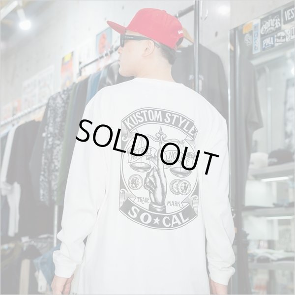 画像13: KustomStyle カスタムスタイル RINPYO L/S Tシャツ WHITE (13)