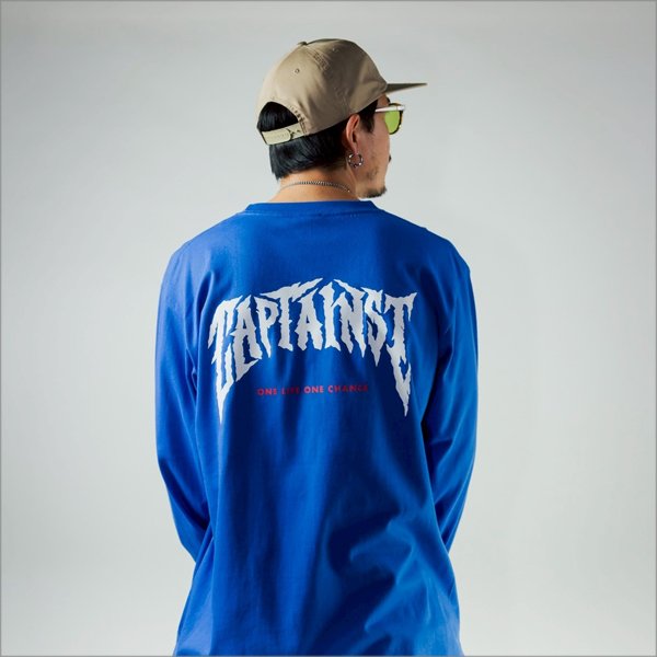 画像12: CAPTAIN STREET ags L/S Tシャツ BLUE キャプテンストリート (12)