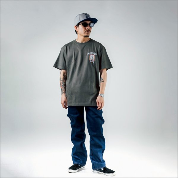 画像6: KustomStyle カスタムスタイル LA-BANDANA スナップバックCAP NAVY/GRAY (6)