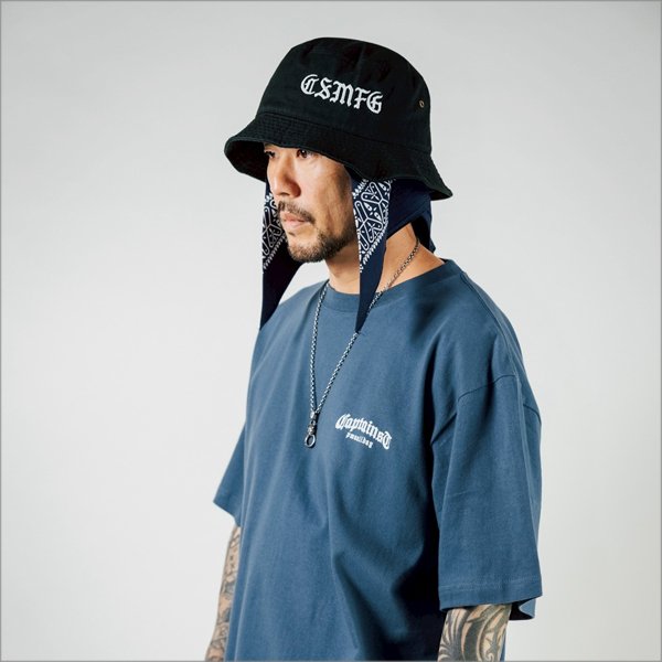 画像10: CAPTAIN STREET CSMFG バケットハット BLACK キャプテンストリート (10)