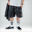 画像6: 【送料無料】COOKMAN クックマン Chef ショーツ Light Paisley BLACK (6)