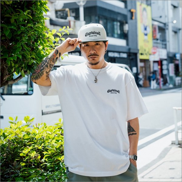 画像8: CAPTAIN STREET CRN Logo スナップバックキャップ BLACK/WHITE キャプテンストリート (8)