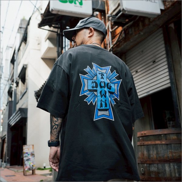 画像7: BLUCO×DOGTOWN ポケットTシャツ -LOGO- BLACK (7)