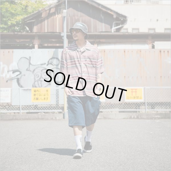 画像10: 【40％OFF】BLUCO ブルコ POOLSIDE SHIRT S/S -Mexican- BURGUNDY (10)