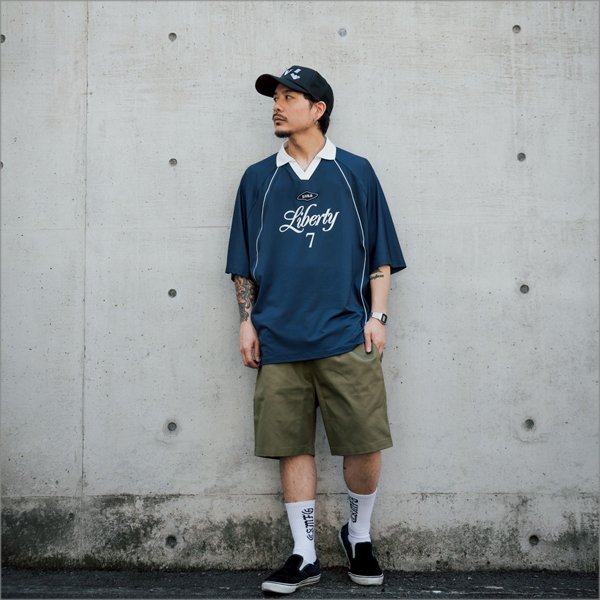 画像6: 【送料無料】Deviluse デビルユース Liberty Game Shirts NAVY (6)