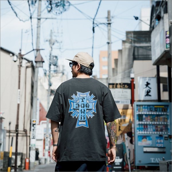 画像5: BLUCO×DOGTOWN ポケットTシャツ -LOGO- BLACK (5)