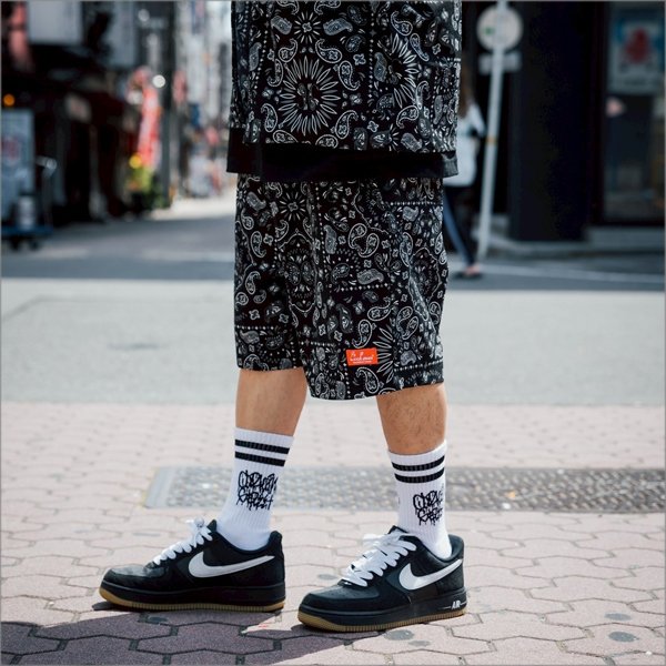 画像7: 【送料無料】COOKMAN クックマン Chef ショーツ Light Paisley BLACK (7)