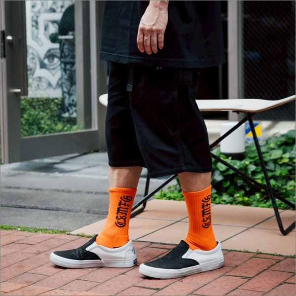 画像5: CAPTAIN STREET CSMFG SOCKS ORANGE キャプテンストリート (5)