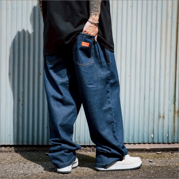 画像13: 【送料無料】COOKMAN クックマン Semiwide Chef パンツ DENIM (13)