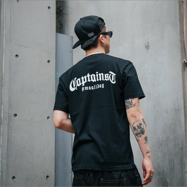 画像11: CAPTAIN STREET CRN Logo Tシャツ BLACK キャプテンストリート (11)