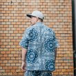 画像10: 【送料無料】KustomStyle カスタムスタイル NORM BANDANA S/S オープンカラーシャツ NAVY (10)