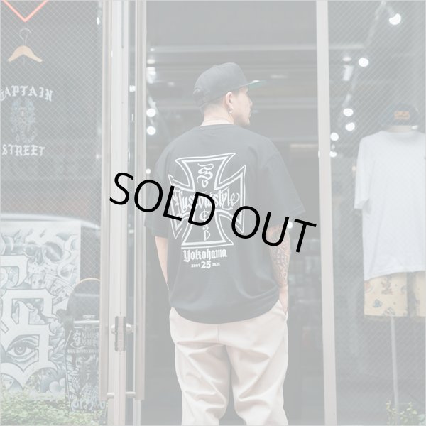画像7: KustomStyle カスタムスタイル IRON CROSS 25th Tシャツ BLACK (7)