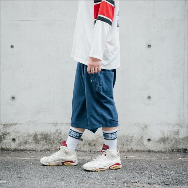画像7: CAPTAIN STREET CAPST Logo SOCKS WHITE キャプテンストリート (7)
