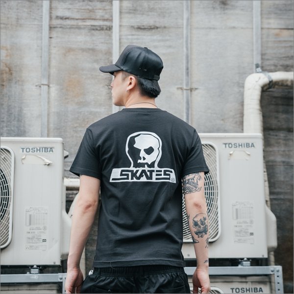 画像13: SKULL SKATES スカルスケーツ Logo Tシャツ BLACK (13)