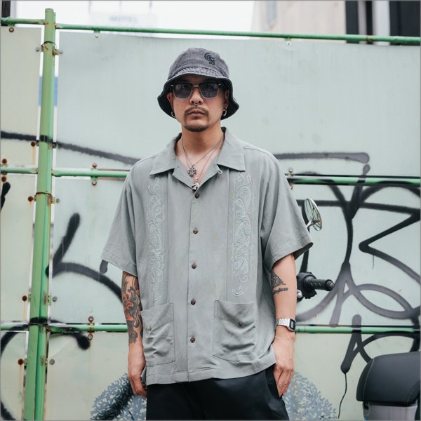 画像13: CAPTAIN STREET Classic CS バケットハット BLACK DENIM キャプテンストリート (13)