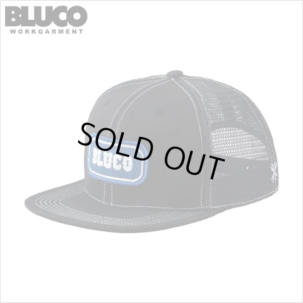 画像1: BLUCO ブルコ メッシュキャップ -PATCH- BLACK-BLACK (1)