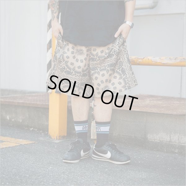画像6: 【送料無料】KustomStyle カスタムスタイル NORM BANDANA ボードショーツ KHAKI (6)