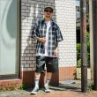 画像5: 【送料無料】CAPTAIN STREET CRN Logo S/Sチェックシャツ BLACK キャプテンストリート (5)