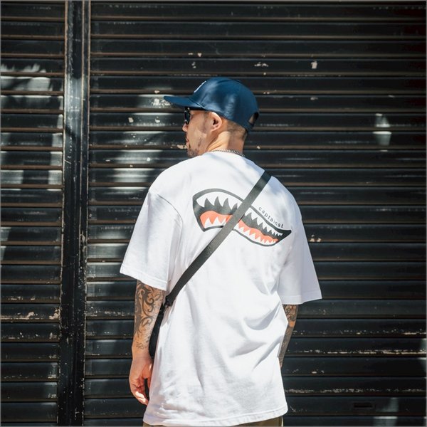 画像16: CAPTAIN STREET Shark Mouth Tシャツ WHITE キャプテンストリート (16)