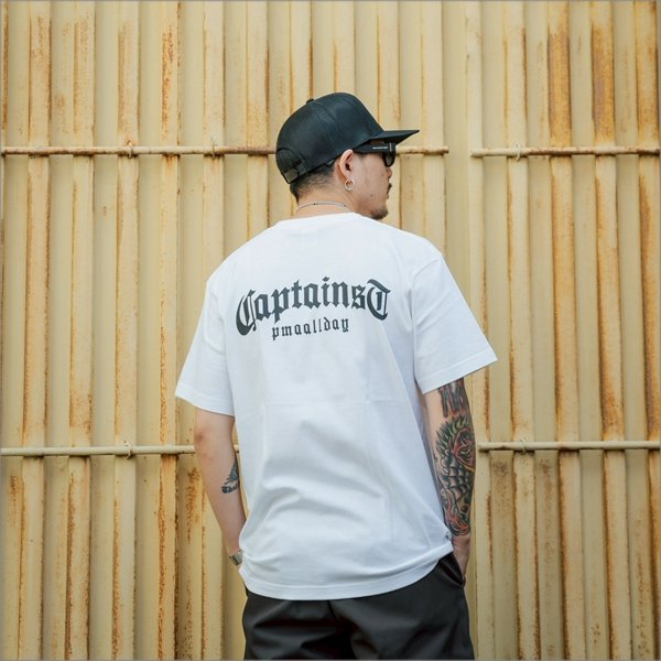 画像13: CAPTAIN STREET CRN Logo Tシャツ WHITE キャプテンストリート (13)
